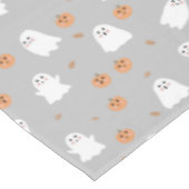Nappe Motif d'Halloween gris et gris Citrouille (Angle)
