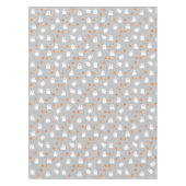 Nappe Motif d'Halloween gris et gris Citrouille (Devant)