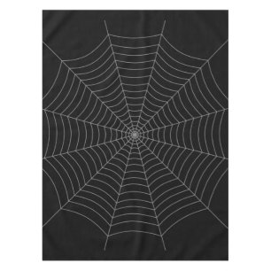 Nappe Motif d'Halloween gris noir