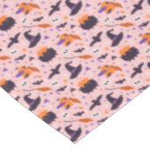 Nappe Motif d'Halloween mou et rose (Angle)
