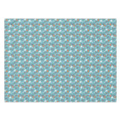 Nappe Motif d'Halloween Turquoise amusant (Devant (Horizontal))