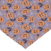Nappe Motif d'Halloween violet Jack-O-lanterne (Angle)