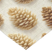 Nappe Motif d'hiver classique Pinecone (Angle)