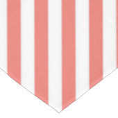 Nappe Motif diagonal de bandes roses et blanches (Angle)