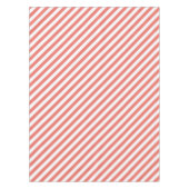 Nappe Motif diagonal de bandes roses et blanches (Devant)