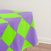 Nappe Motif diamant à carreaux vert et violet (In Situ)