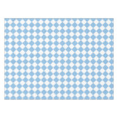 Nappe Motif diamant bleu blanc Checker (Devant (Horizontal))