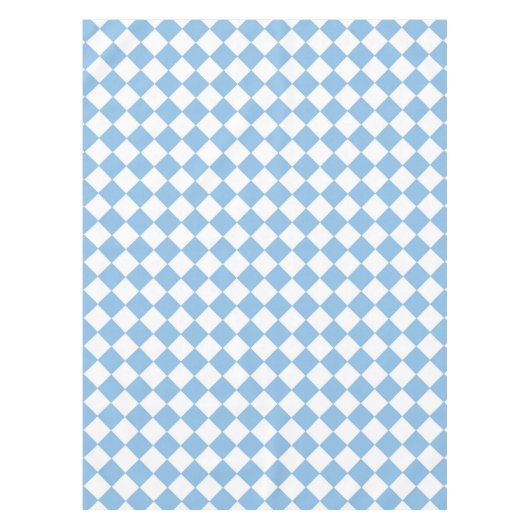 Nappe Motif diamant bleu blanc Checker (Devant)