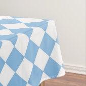 Nappe Motif diamant bleu blanc Checker (In Situ)