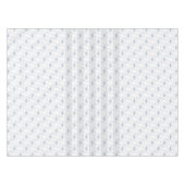Nappe Motif Diamant Bleu Blanc Moderne Impression géomét (Devant (Horizontal))