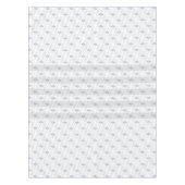 Nappe Motif Diamant Bleu Blanc Moderne Impression géomét (Devant)