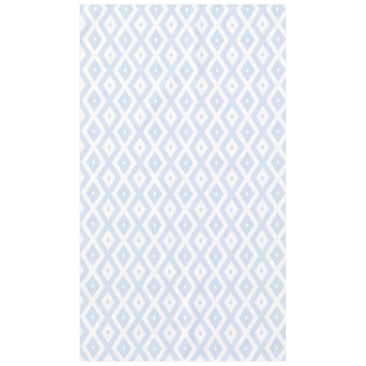 Nappe Motif diamant bleu pâle et blanc (Devant)
