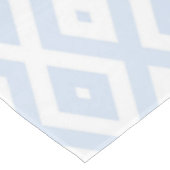 Nappe Motif diamant bleu pâle et blanc (Angle)