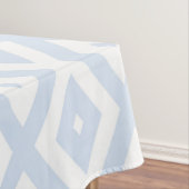 Nappe Motif diamant bleu pâle et blanc (In Situ)