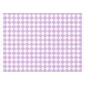 Nappe Motif diamant de Checker blanc violet (Devant (Horizontal))