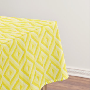Nappe Motif diamant jaune à trois tons