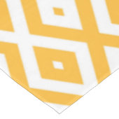 Nappe Motif diamant jaune et blanc soleil (Angle)