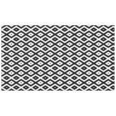 Nappe Motif diamant noir et blanc (Devant (Horizontal))