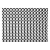 Nappe Motif diamant noir et blanc (Devant (Horizontal))
