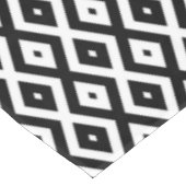 Nappe Motif diamant noir et blanc (Angle)