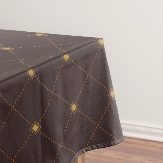 Nappe Motif Diamant Or (In Situ)