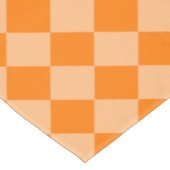 Nappe Motif diamant Orange Checker (Angle)