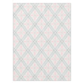 Nappe Motif diamant pastel vert et rose (Devant)