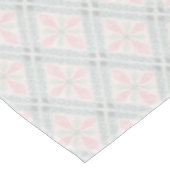 Nappe Motif diamant pastel vert et rose (Angle)