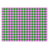 Nappe Motif diamant Pink Green Checker (Devant (Horizontal))