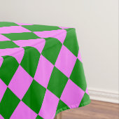 Nappe Motif diamant Pink Green Checker (In Situ)
