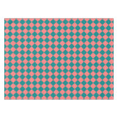 Nappe Motif diamant rose Cyan Checker (Devant (Horizontal))