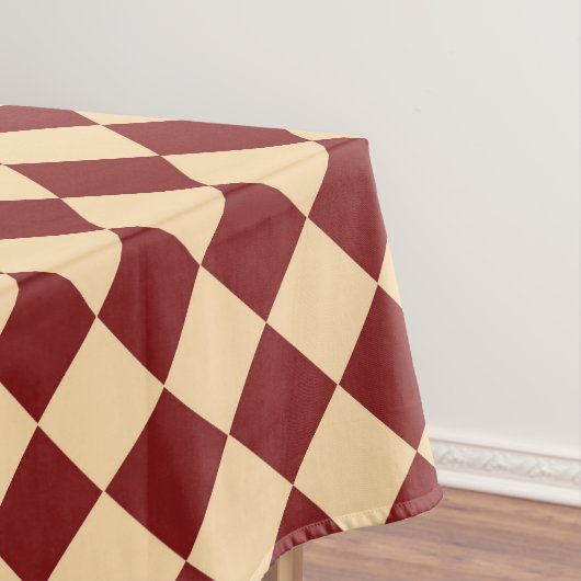 Nappe Motif diamant rouge jaune Checker (In Situ)