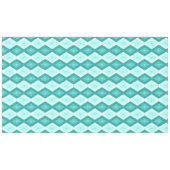 Nappe Motif diamant turquoise (Devant (Horizontal))