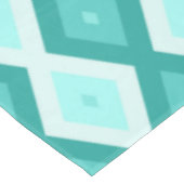 Nappe Motif diamant turquoise (Angle)