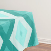 Nappe Motif diamant turquoise (In Situ)
