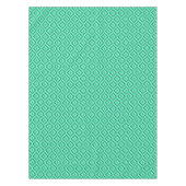 Nappe Motif Diamant vert à trois tons (Devant)