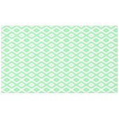 Nappe Motif diamant vert et blanc (Devant (Horizontal))