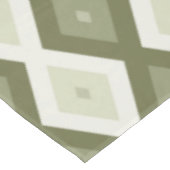 Nappe Motif diamant vert olive (Angle)