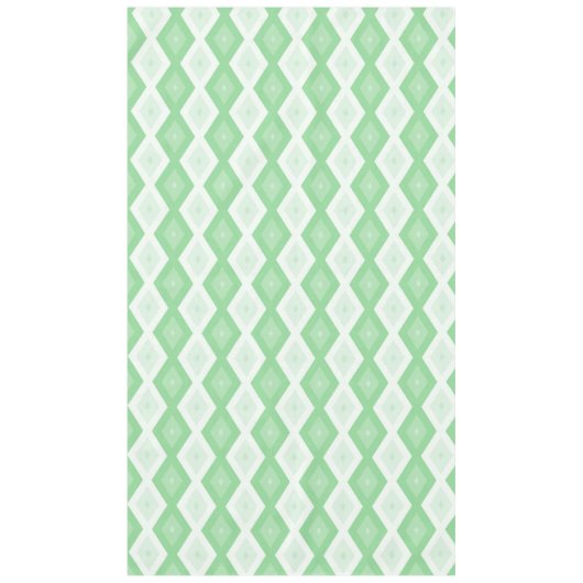 Nappe Motif diamant vert pomme (Devant)