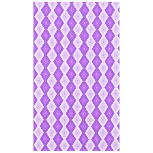 Nappe Motif diamant violet clair (Devant)