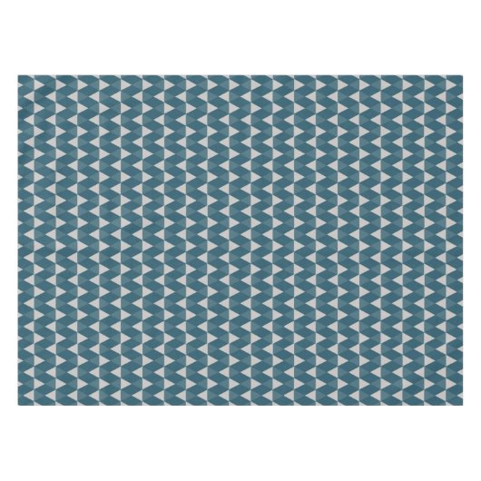 Nappe Motif diamants bleus (Devant (Horizontal))