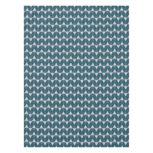 Nappe Motif diamants bleus (Devant)