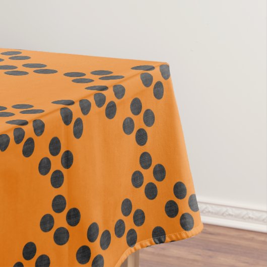Nappe Motif Diamants Points de Style Vintage (In Situ)