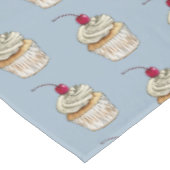 Nappe Motif d'illustration d'aquarelle de petit gâteau (Angle)