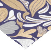Nappe Motif d'illustration de la feuille florale blanche (Angle)