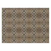 Nappe Motif d'impression d'animal de fourrure de léopard (Devant (Horizontal))