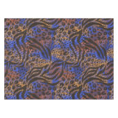 Nappe Motif d'impression Leopard et Zebra (Devant (Horizontal))