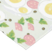 Nappe Motif d'oeufs et de saucisse (Angle)