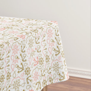 Nappe Motif d'or d'Ancre