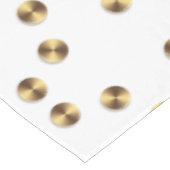 Nappe Motif d'or de cercles (Angle)